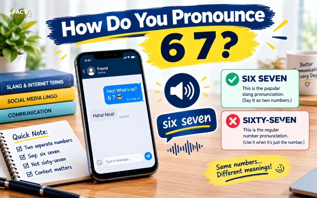 How Do You Pronounce 6 7?