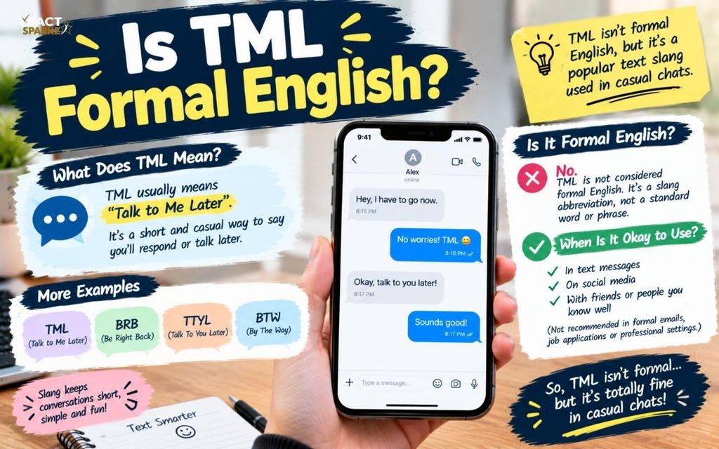 Is TML Formal English?