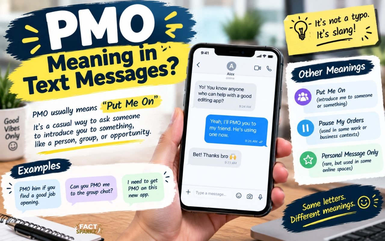 PMO Meaning in Text Messages