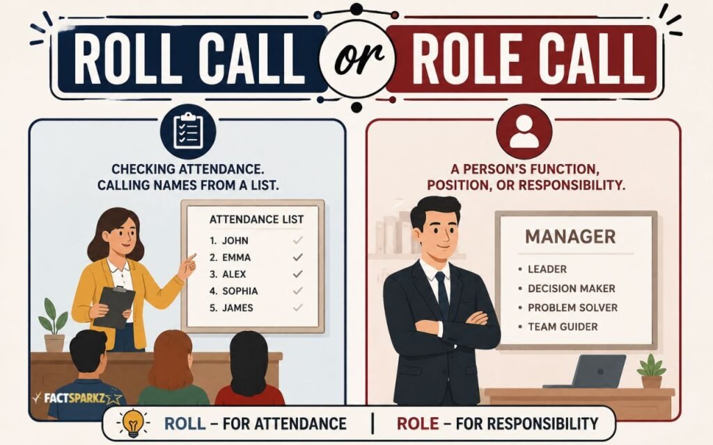 What Does Role Call Mean?