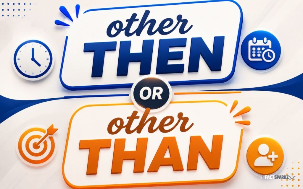 Using “Then” Instead of “Than”
