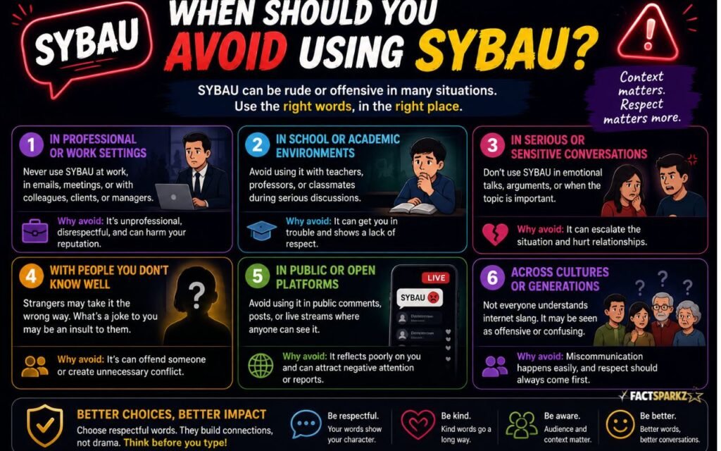 When Should You Avoid Using SYBAU?