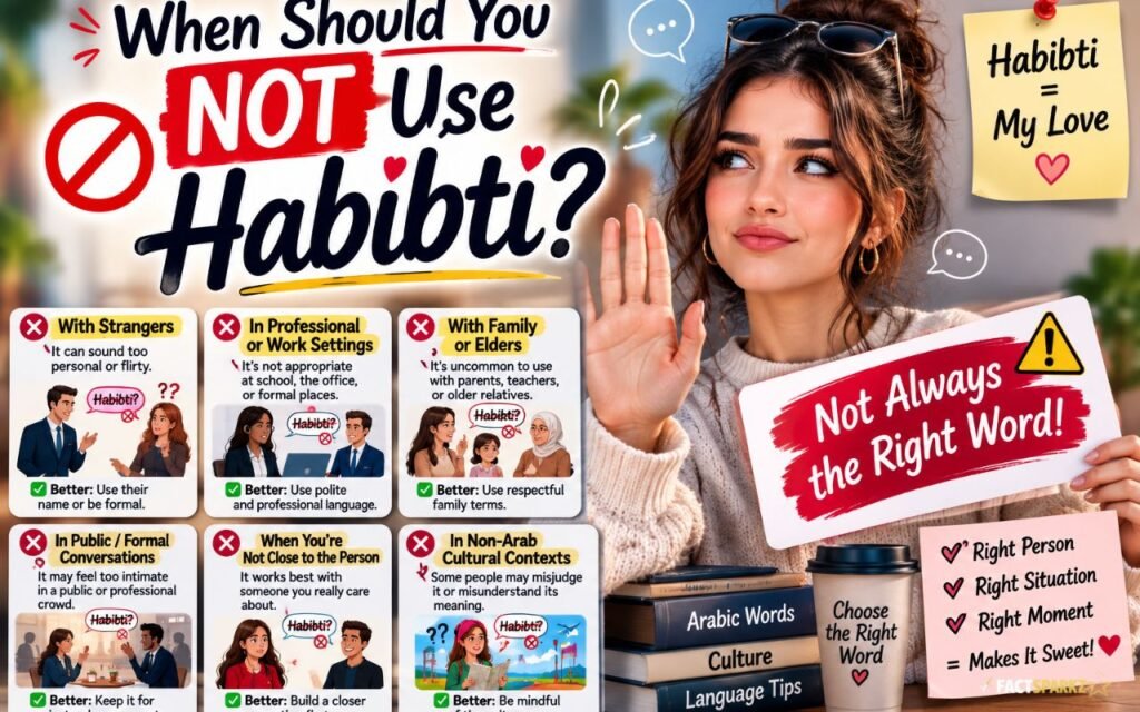 When Should You Not Use Habibti?