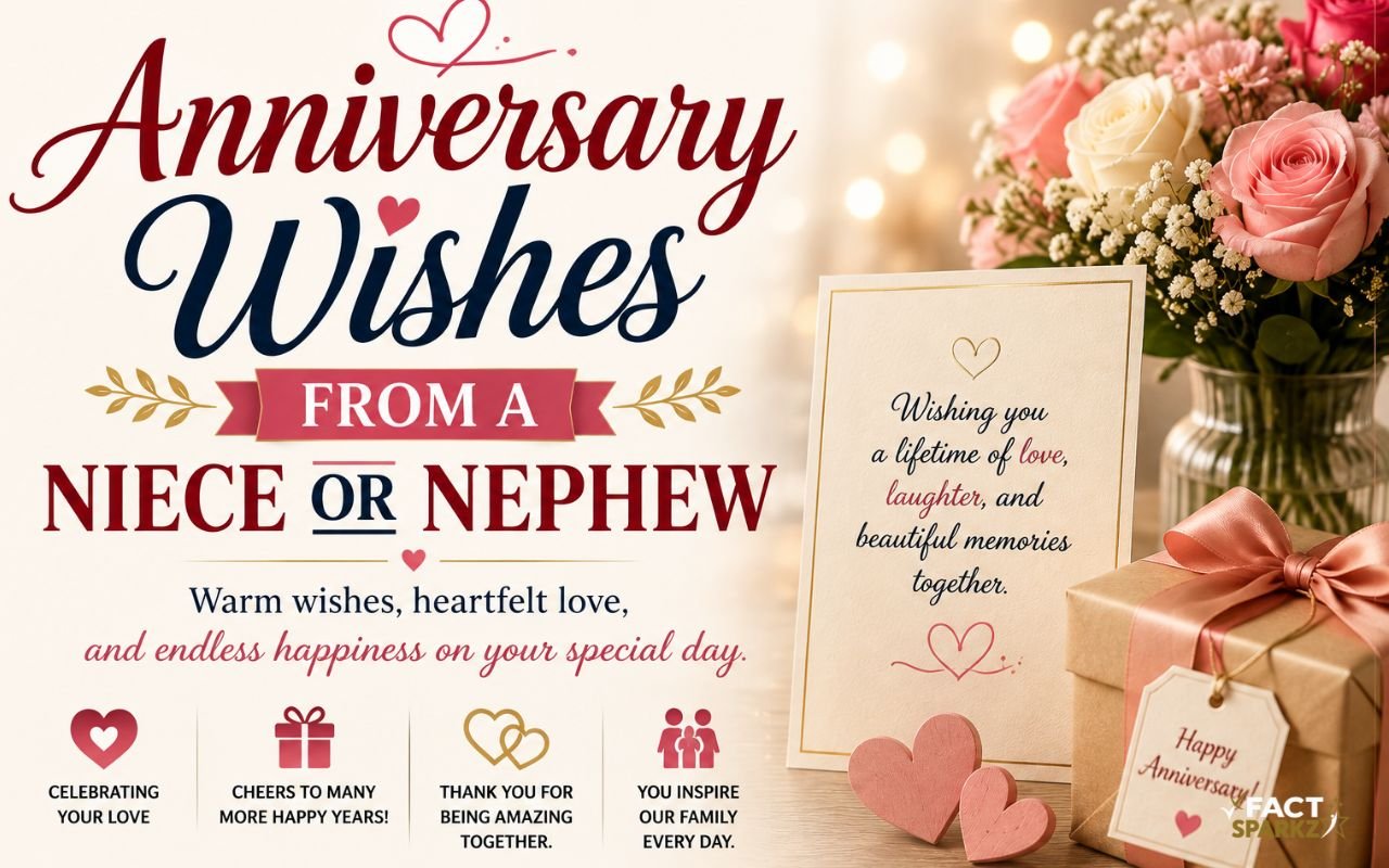 Anniversary Wishes From a Niece or Nephew