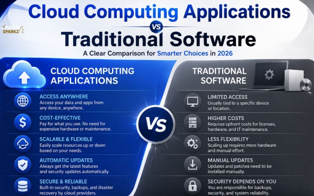 Cloud Computing Applications vs Traditional Software