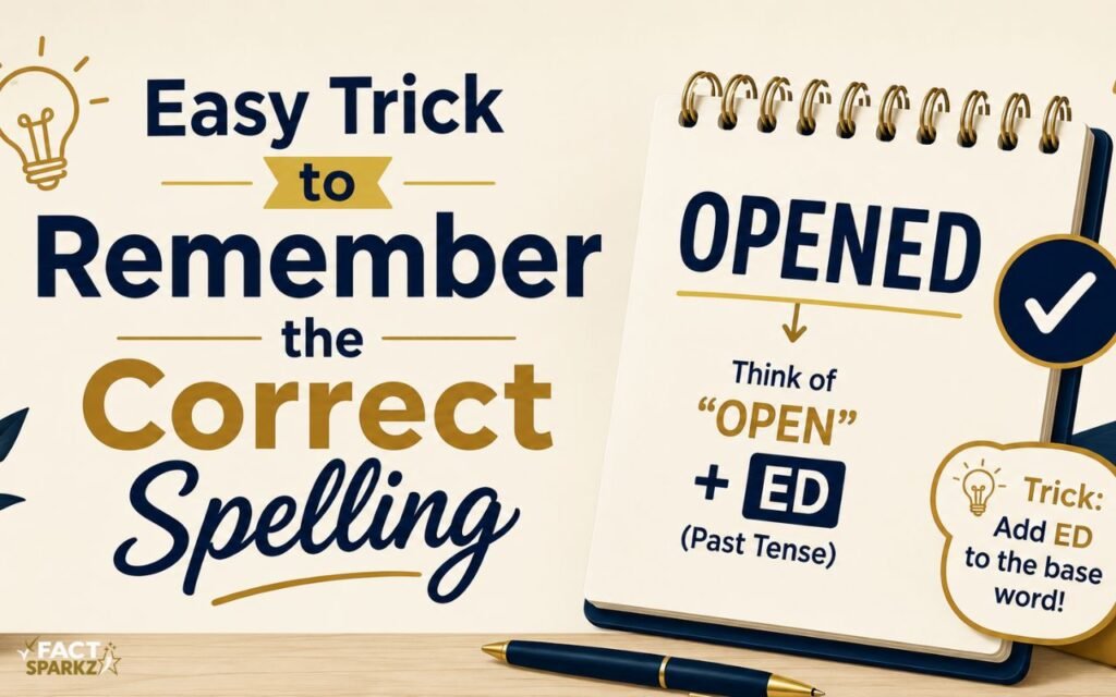 Easy Trick to Remember the Correct Spelling