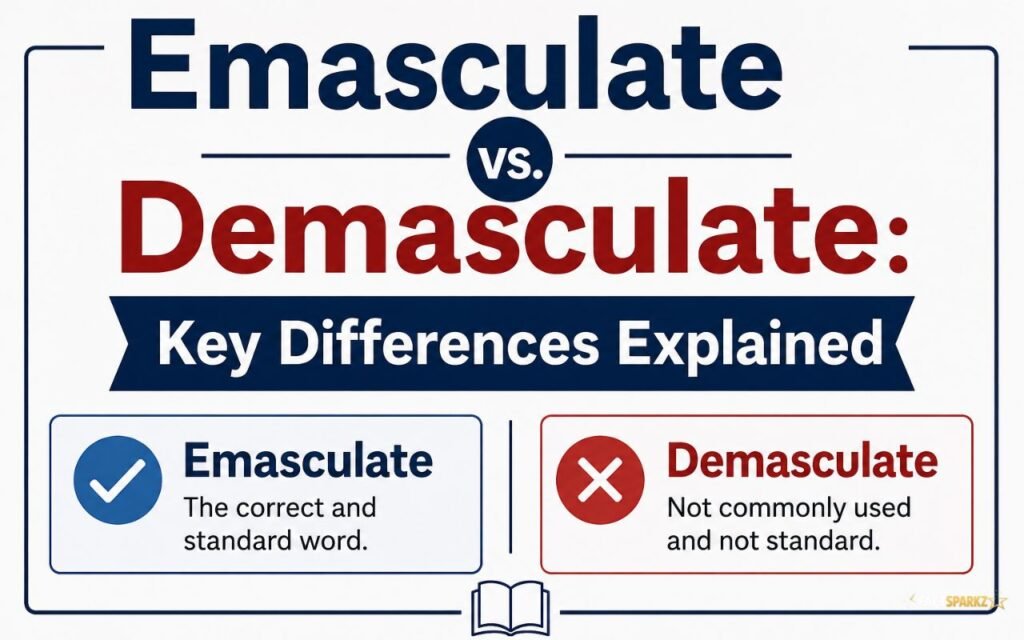 Emasculate vs. Demasculate: Key Differences Explained