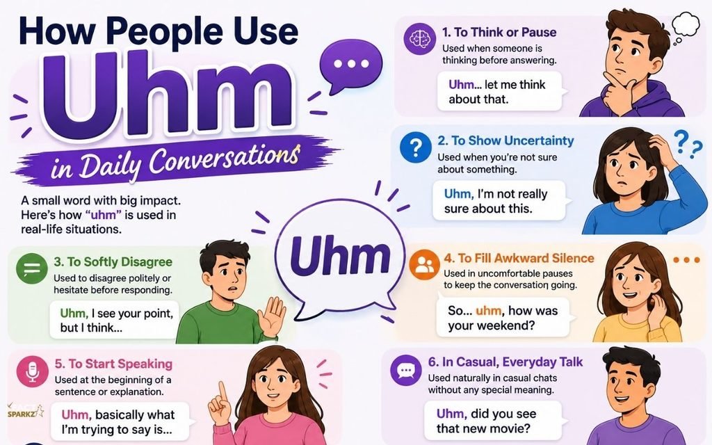 How People Use Uhm in Daily Conversations