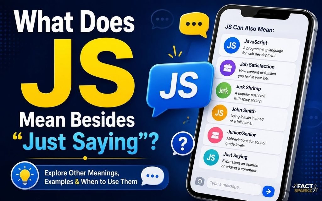 How Should You Respond When Someone Texts JS?
