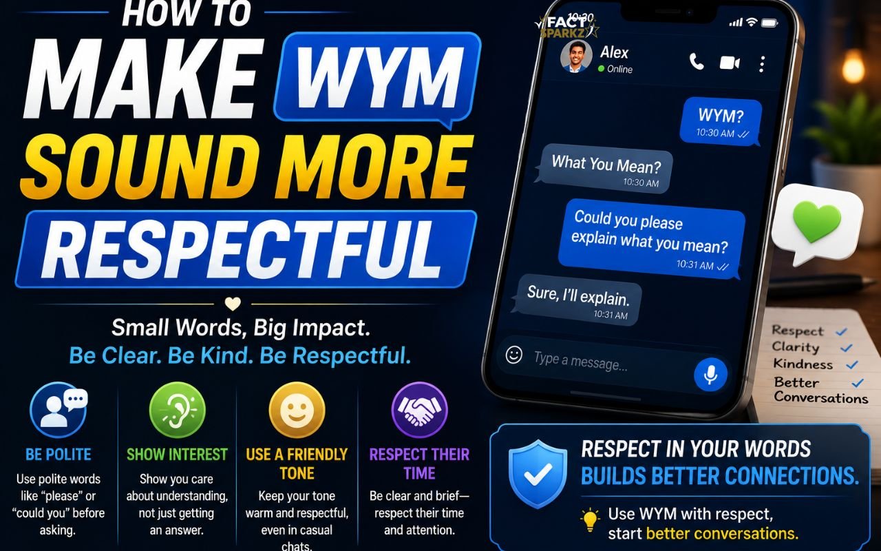 How to Make WYM Sound More Respectful