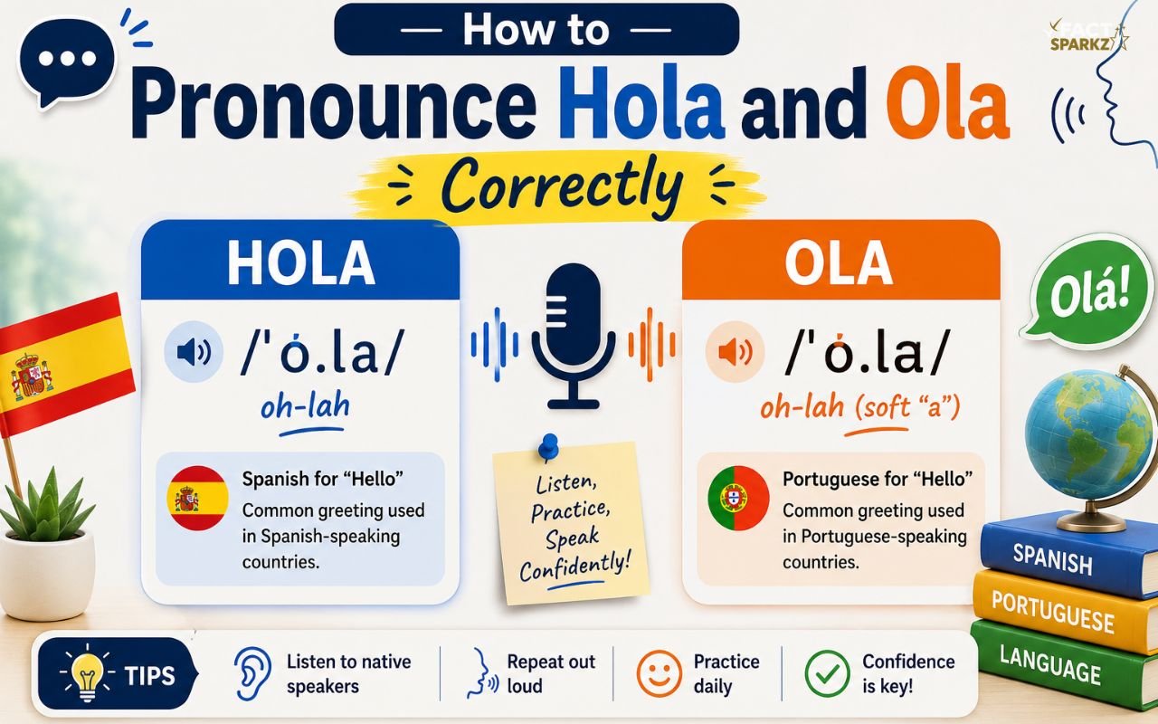 How to Pronounce Hola and Ola Correctly