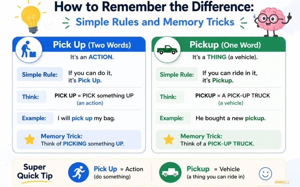 How to Remember the Difference: Simple Rules and Memory Tricks