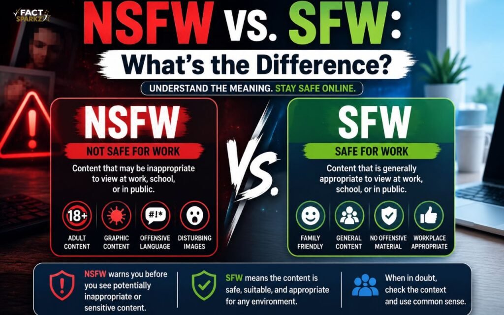 NSFW vs. SFW: What’s the Difference?