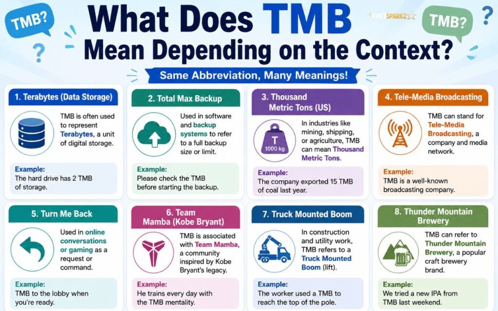 What Does TMB Mean Depending on the Context?