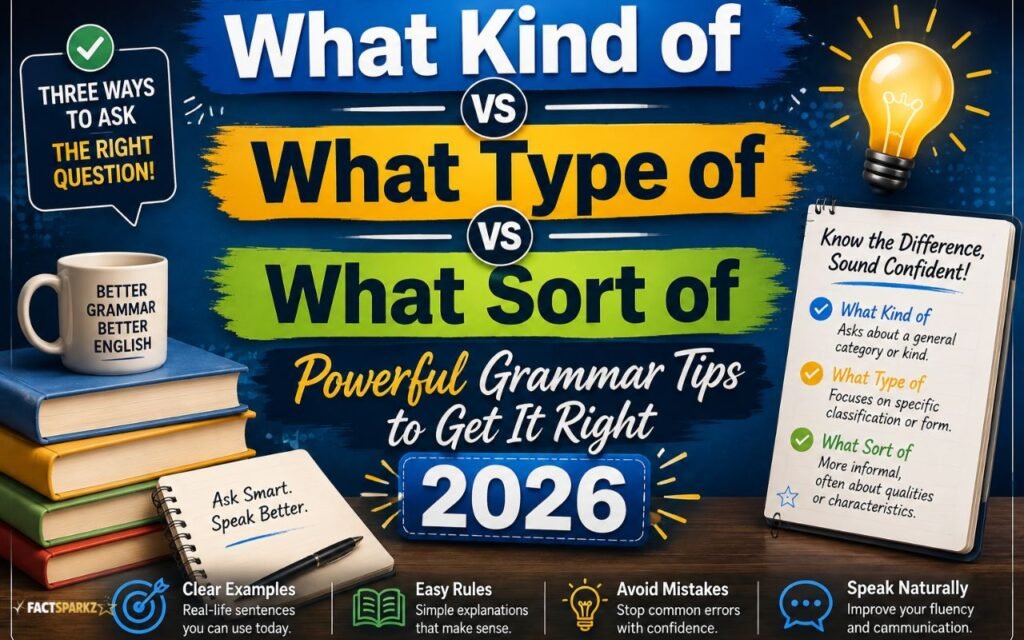 What Kind of vs What Type of vs What Sort of