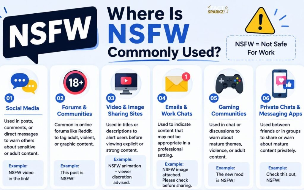 here Is NSFW Commonly Used?