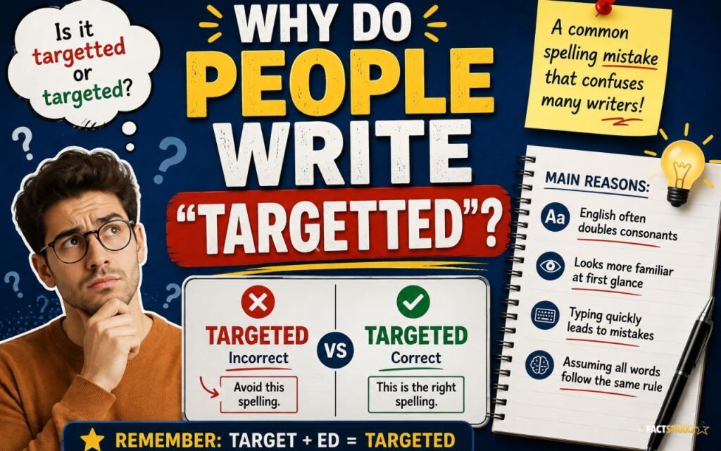 Why Do People Write “Targetted”?