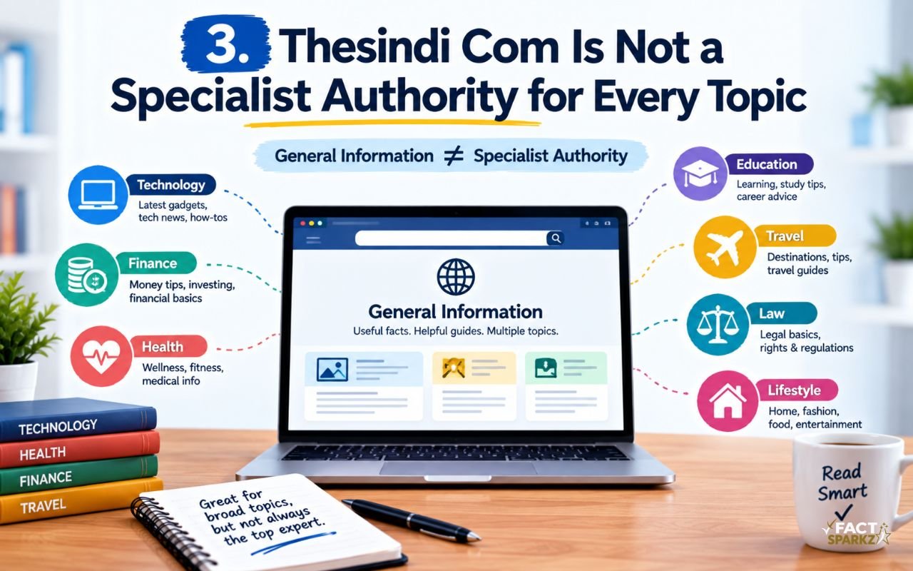 3. Thesindi Com Is Not a Specialist Authority for Every Topic