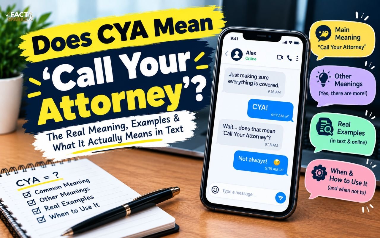 Does CYA Mean “Call Your Attorney”?Does CYA Mean “Call Your Attorney”?
