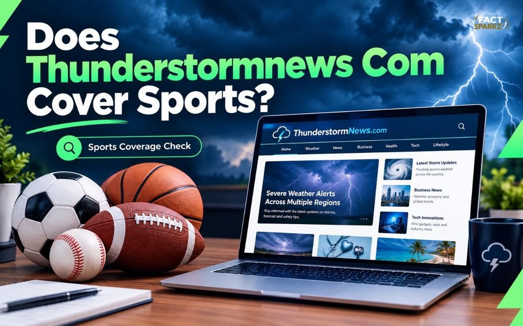 Does Thunderstormnews Com Cover Sports?