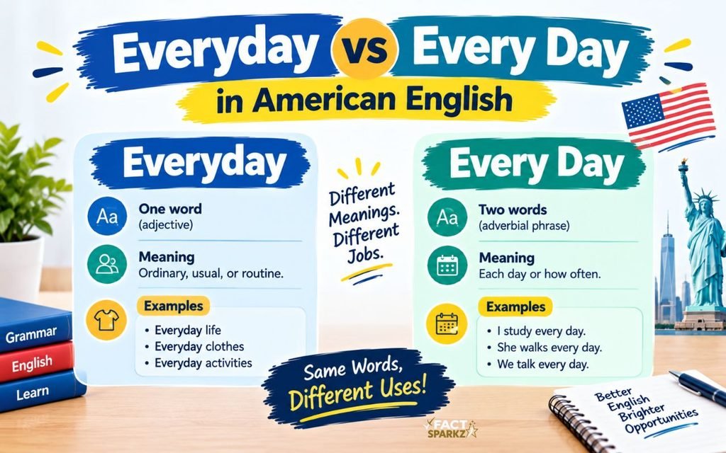 Everyday vs Every Day in American English