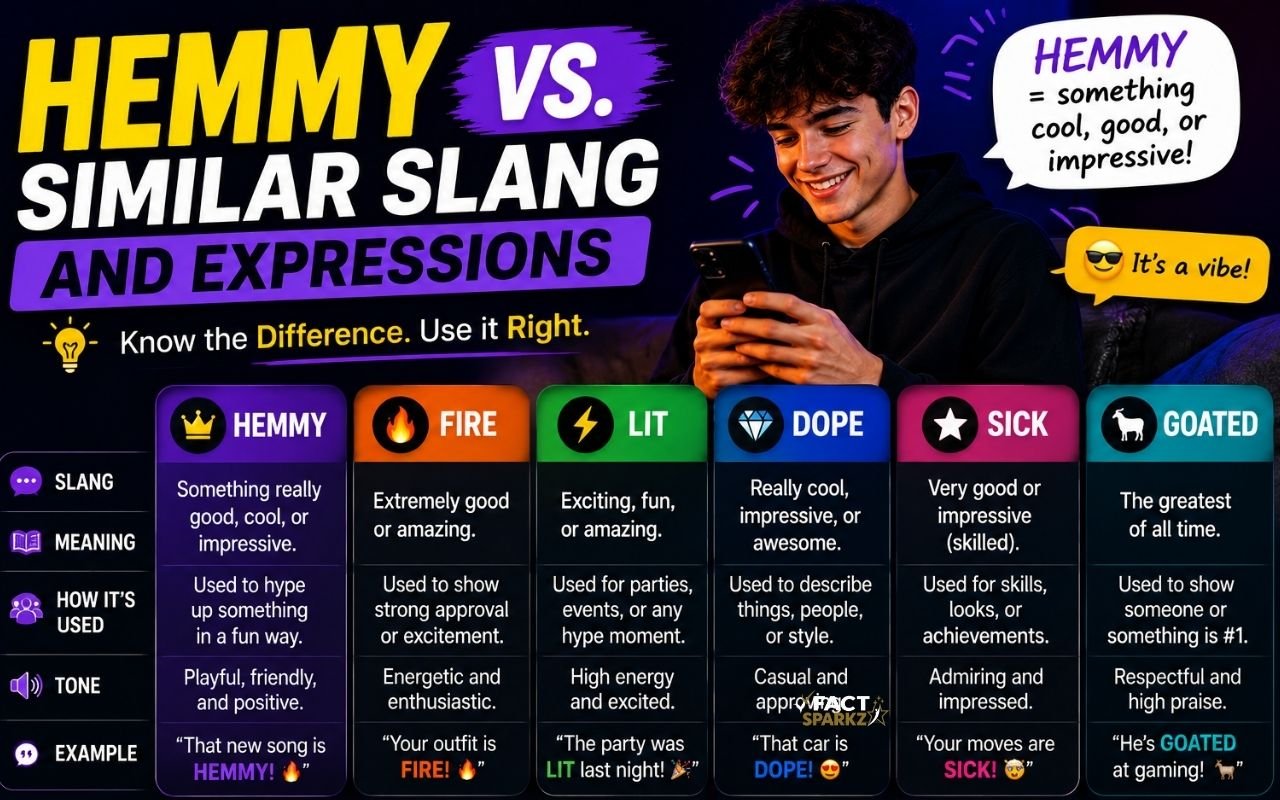 Hemmy vs. Similar Slang and Expressions