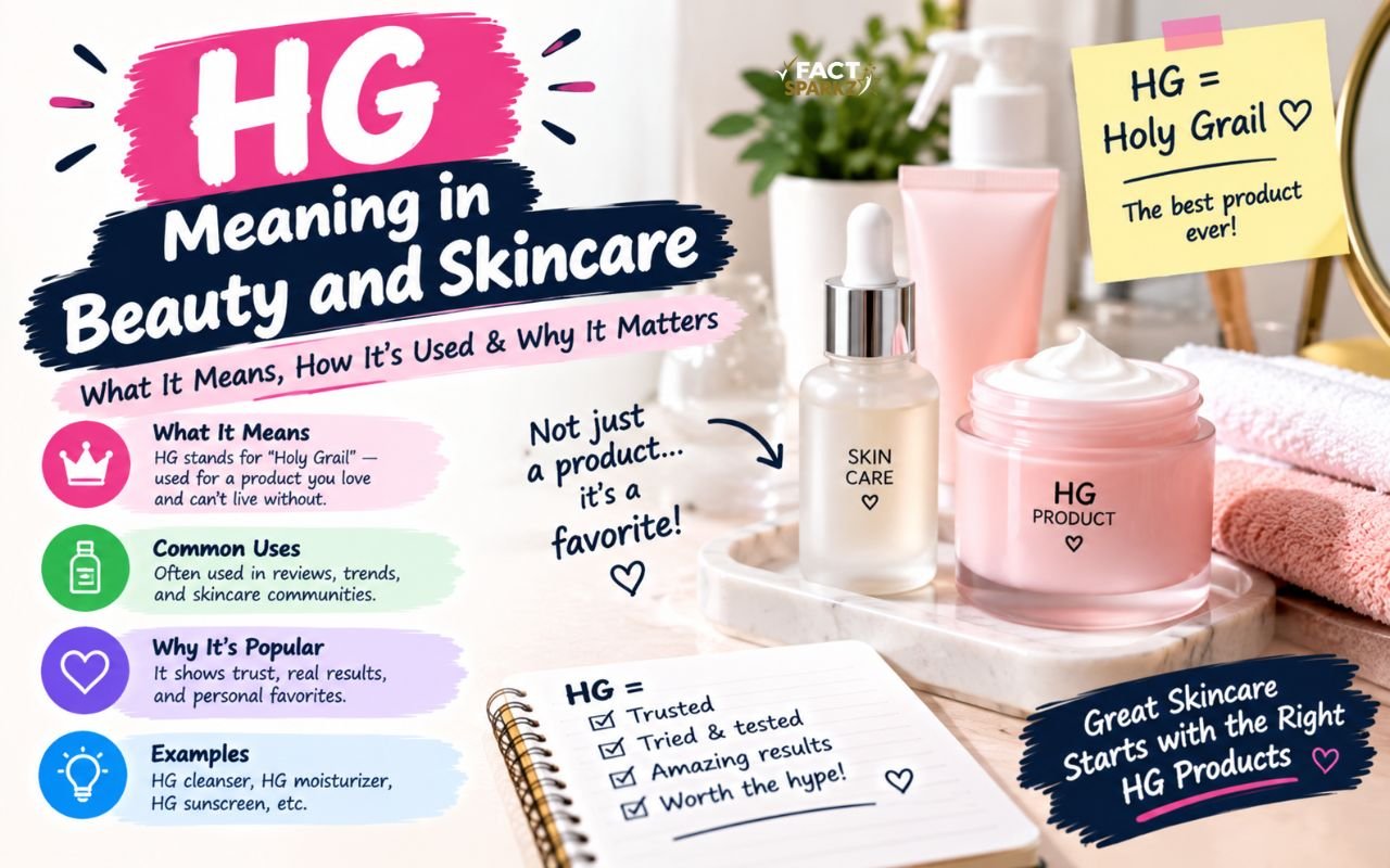 HG Meaning in Beauty and Skincare