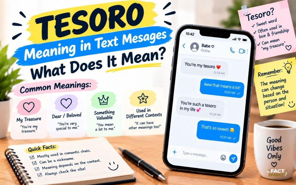 Tesoro Meaning in Text Messages