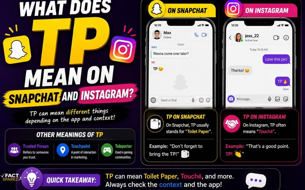 What Does TP Mean on Snapchat and Instagram?
