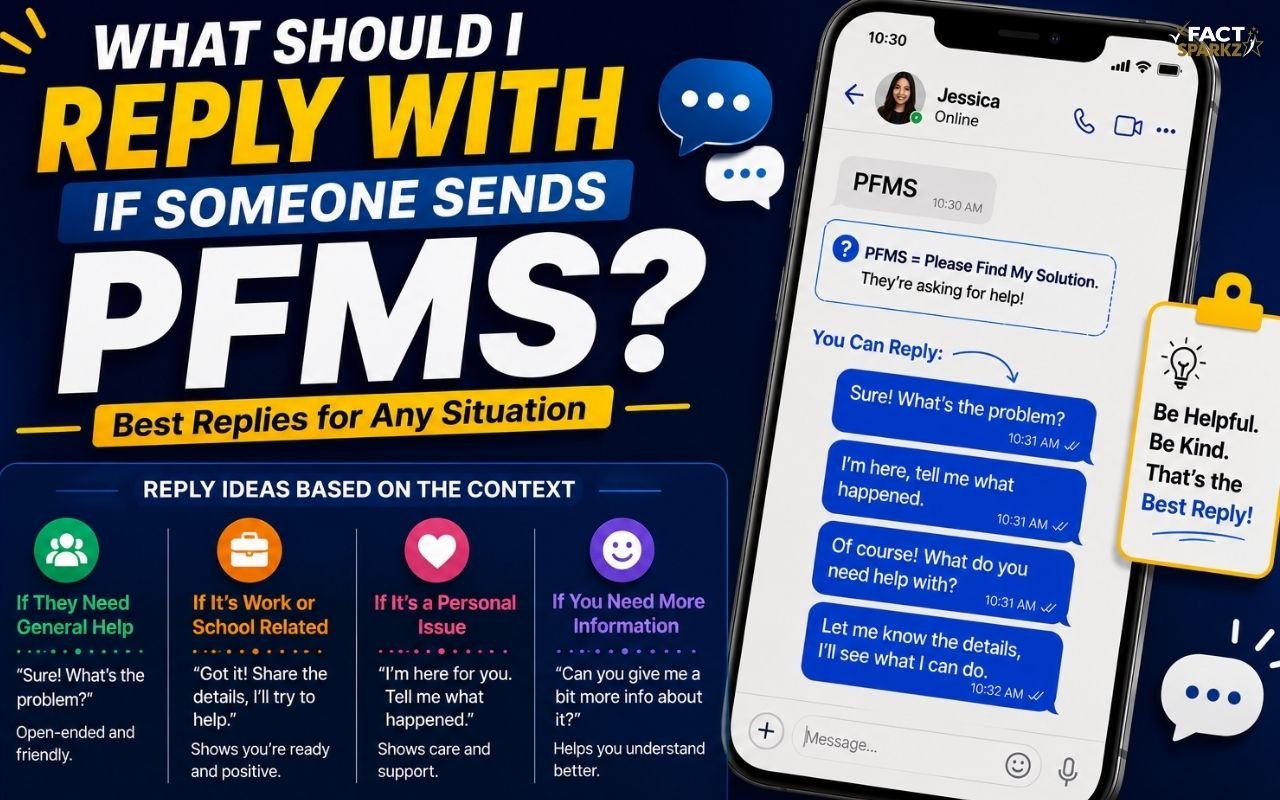 What Should I Reply With if Someone Sends PFMS?