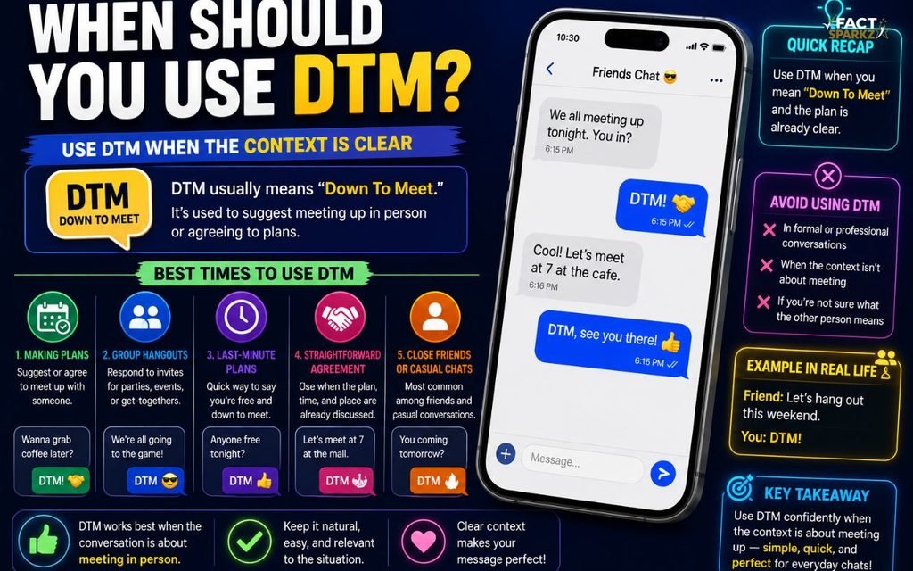 When Should You Use DTM?
