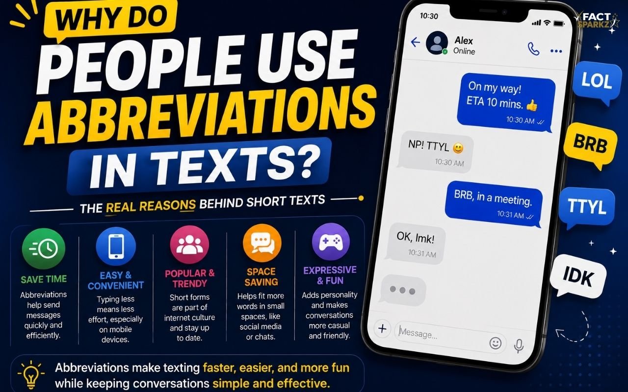 Why Do People Use Abbreviations in Texts?